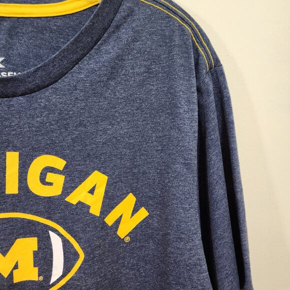 Colosseum Michigan Football double sided graphic short sleeve shirt men's sz XXL - Picture 6 of 6